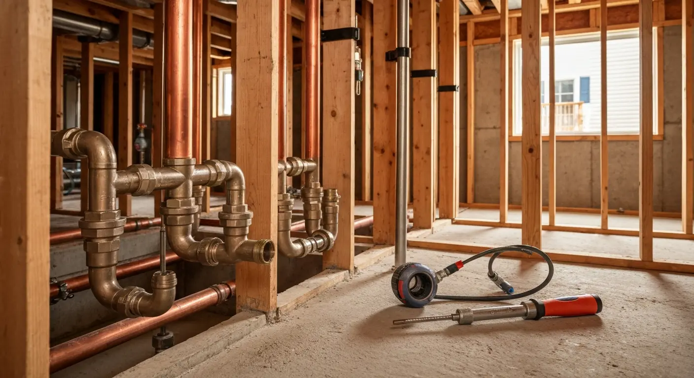 Residential plumbing repair