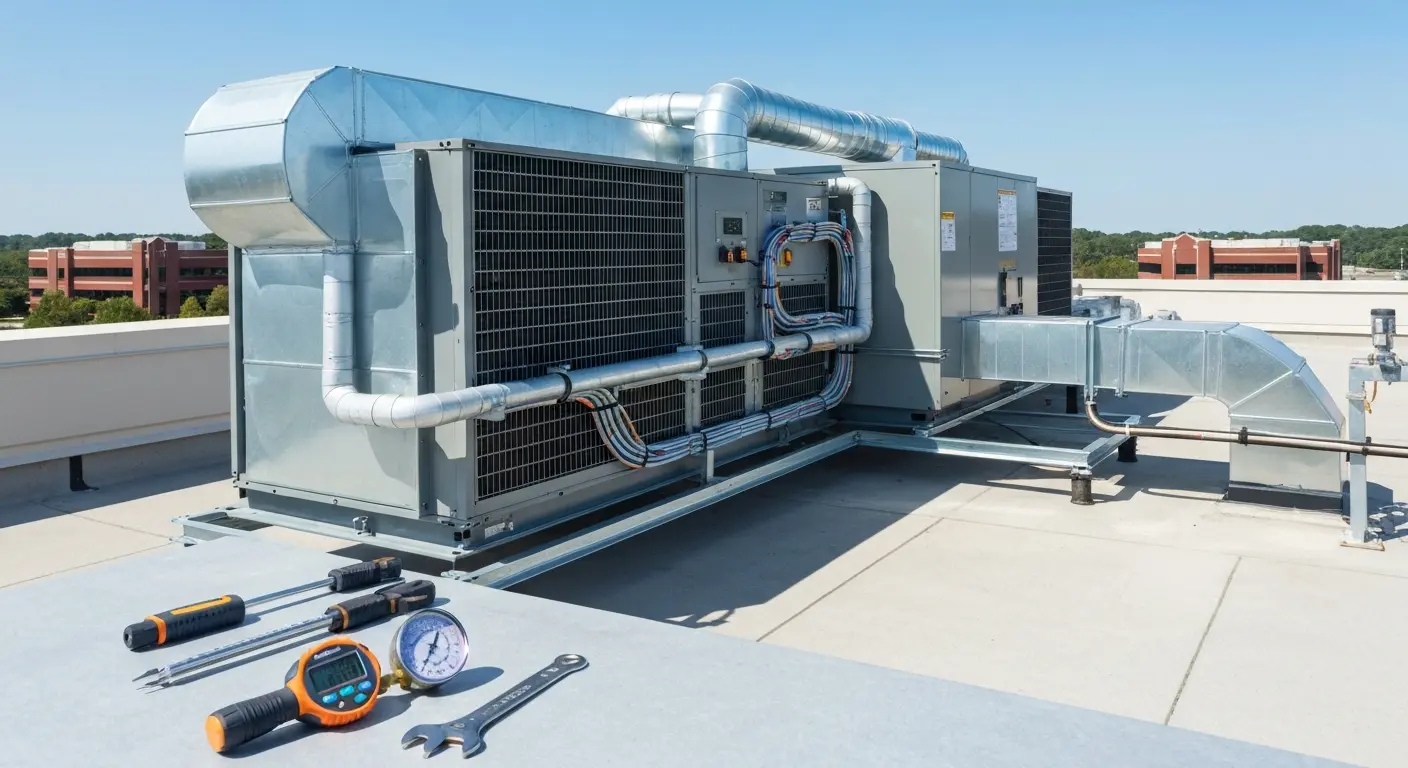 Commercial HVAC service for businesses in Hall County