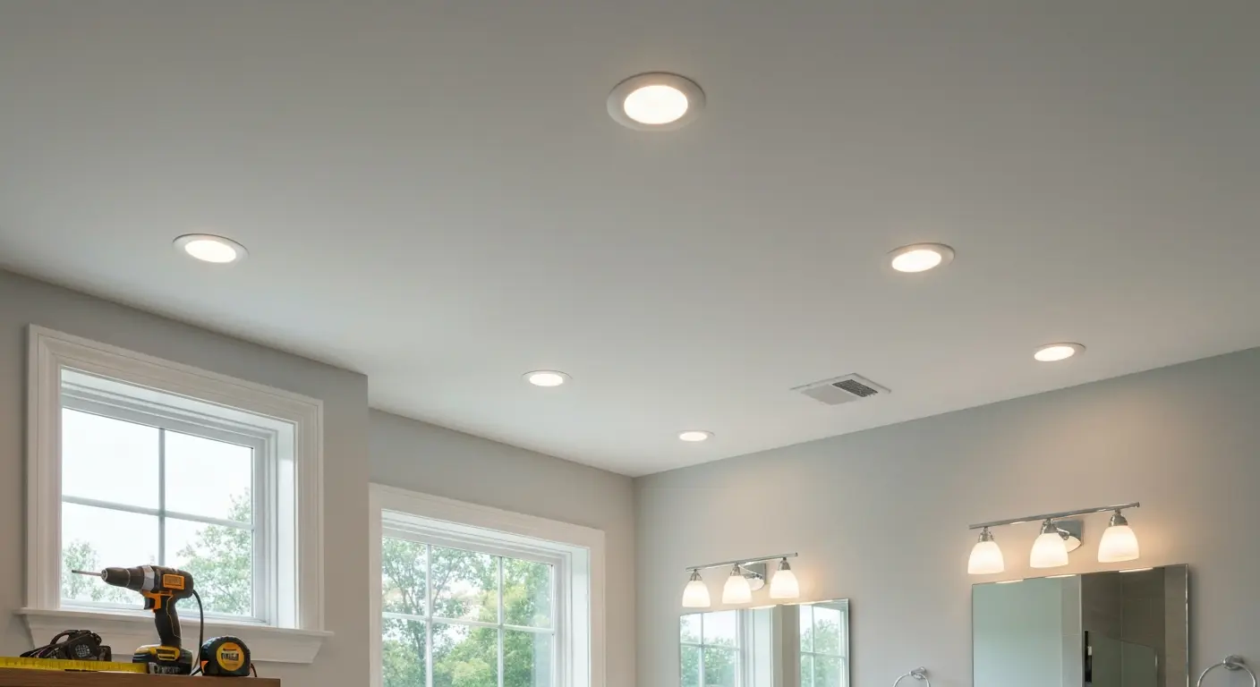 Recessed lighting installation