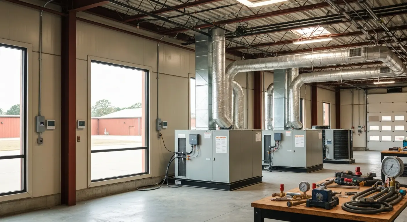 Commercial HVAC service in DeKalb
