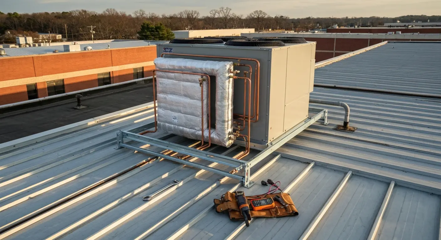 Commercial HVAC rooftop unit