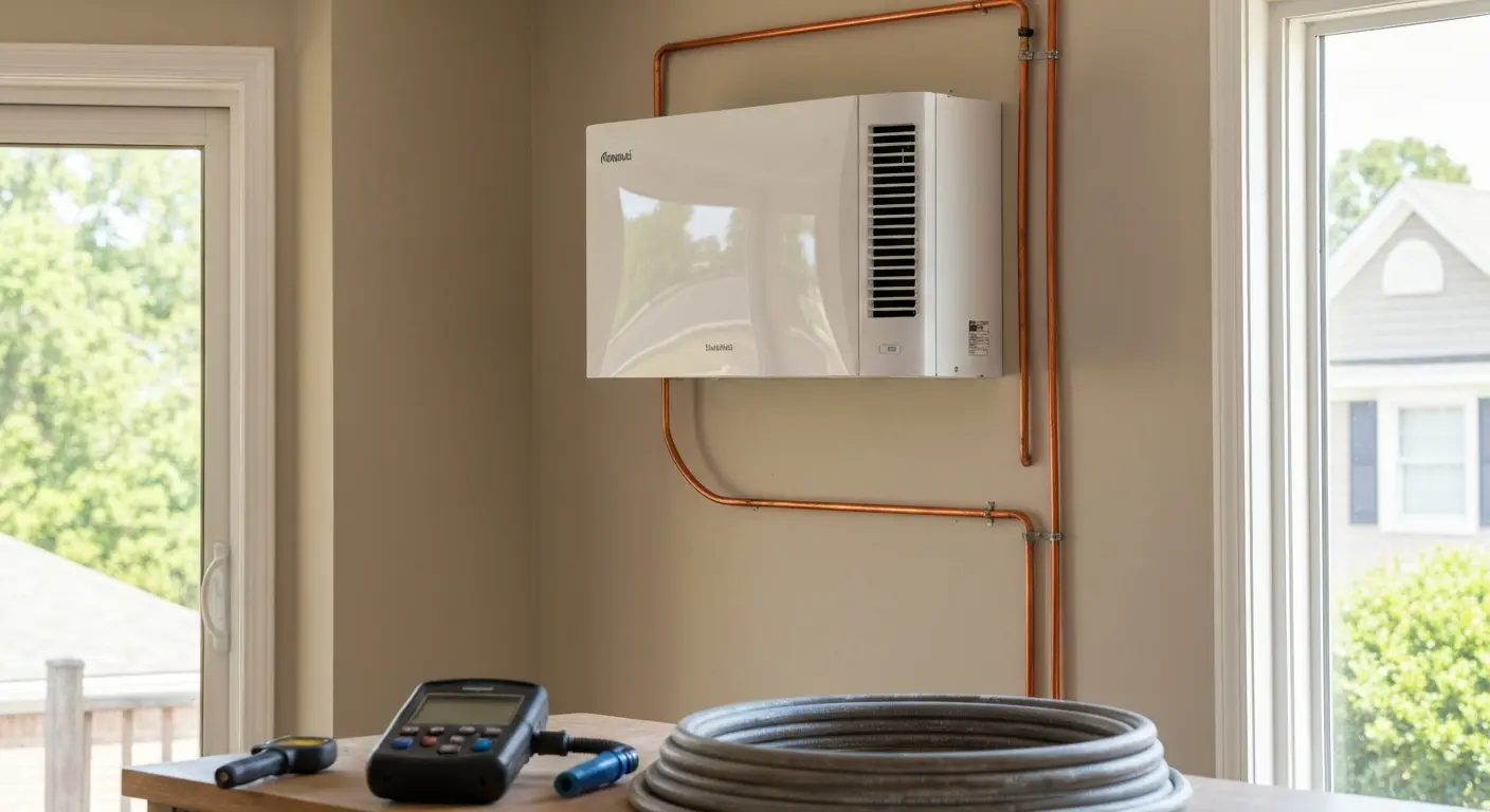 Mini-split AC installation