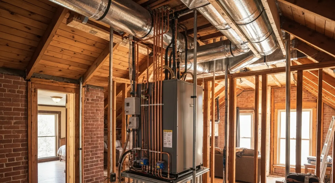 Heating system installation