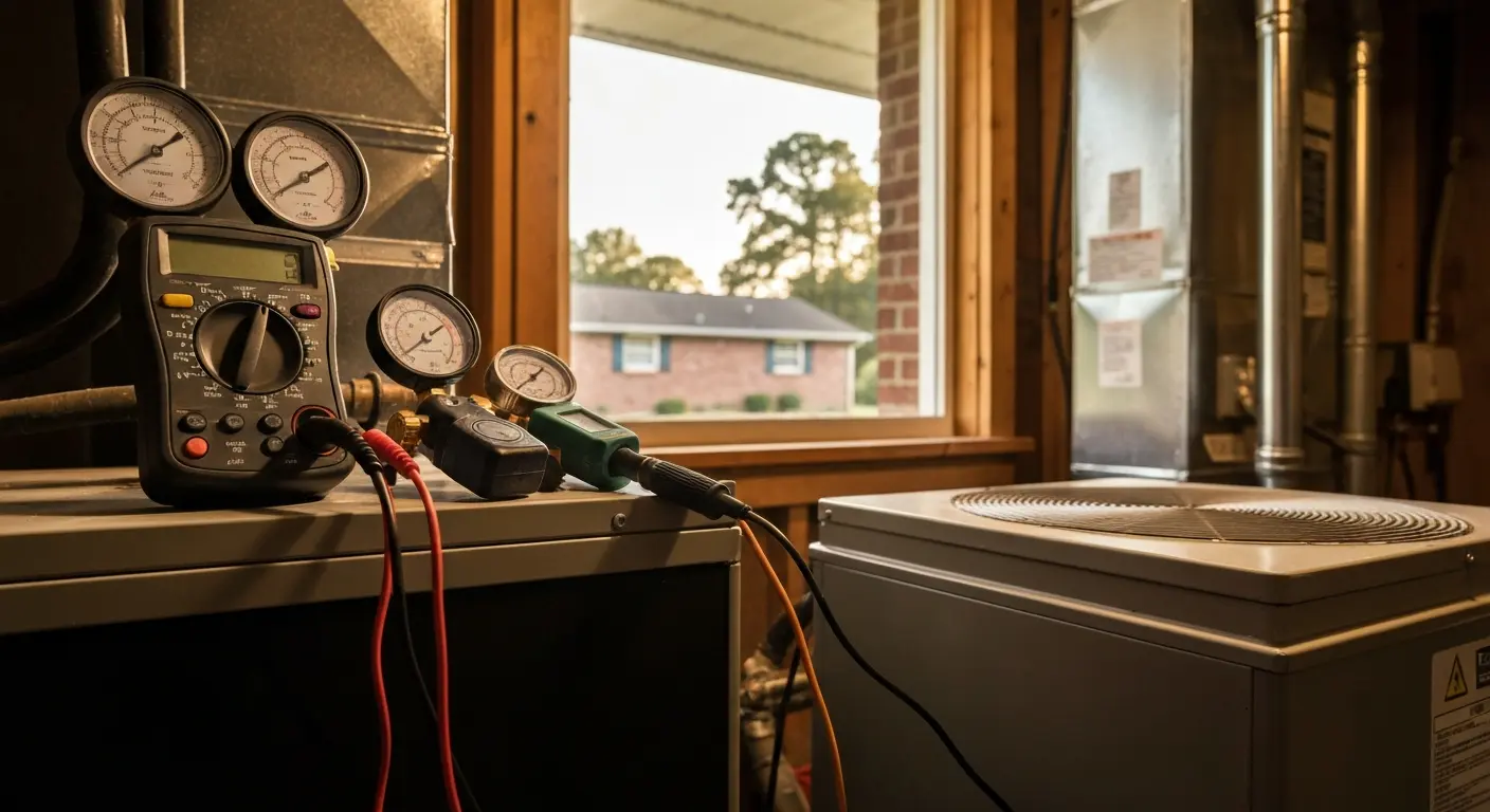 HVAC repair technician