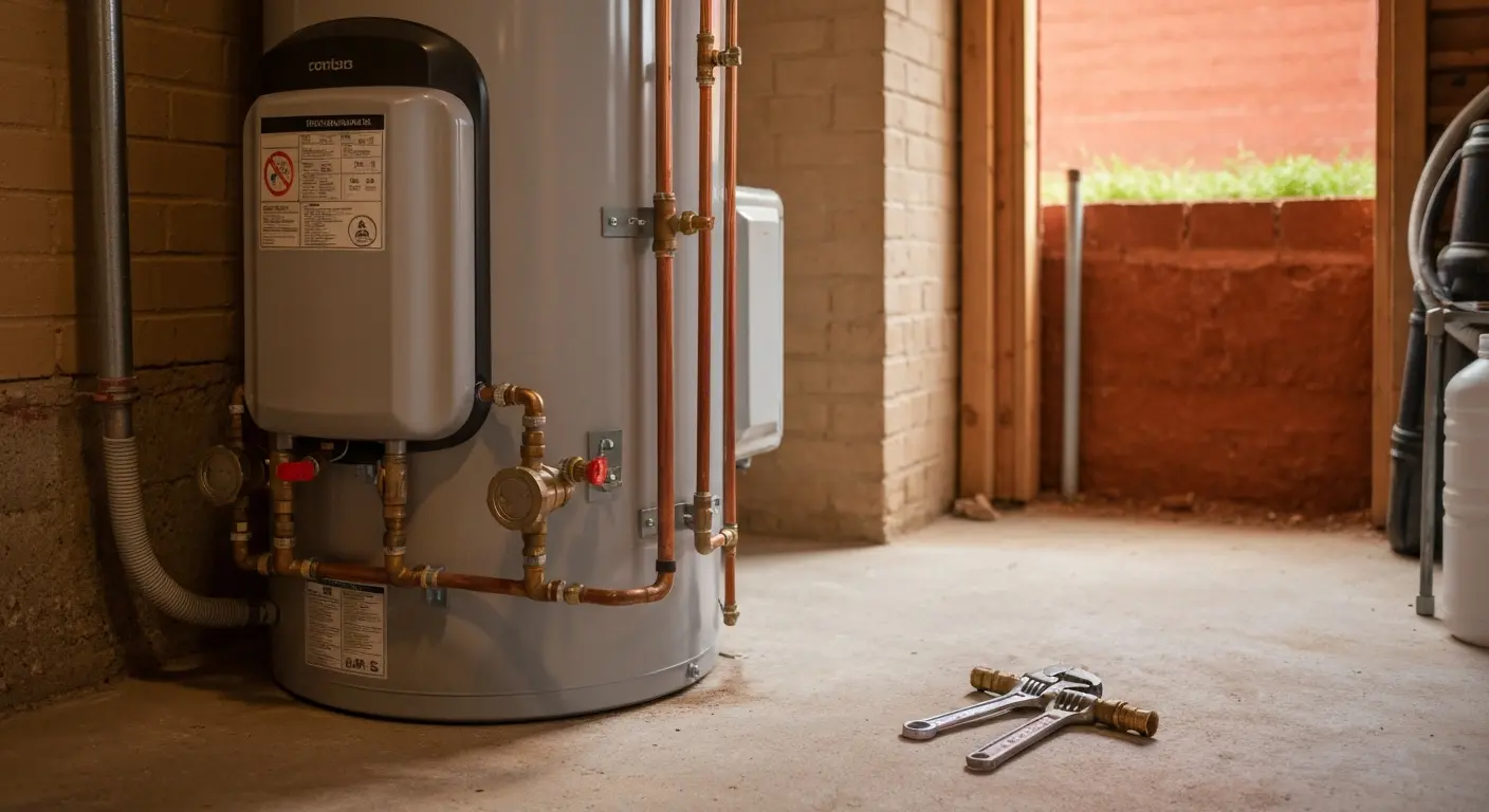 Plumbing installation work