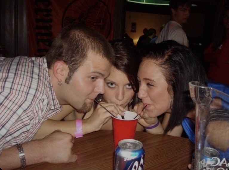 The only photo of us at 18