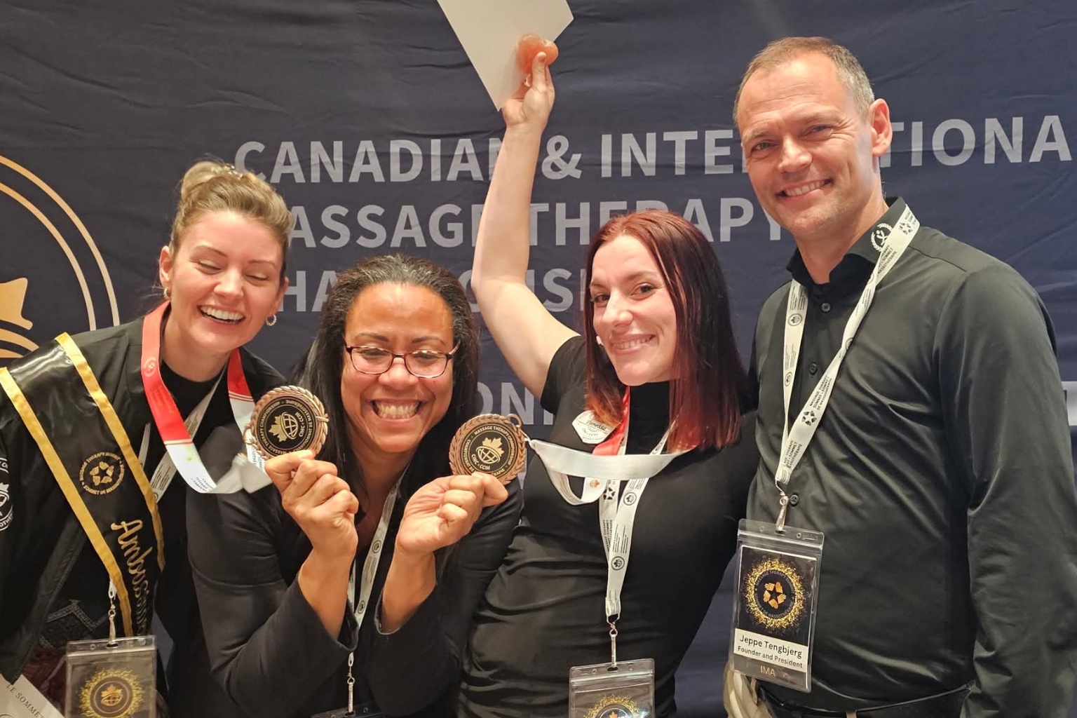 Julie Eyelom au Championnat canadien de massage