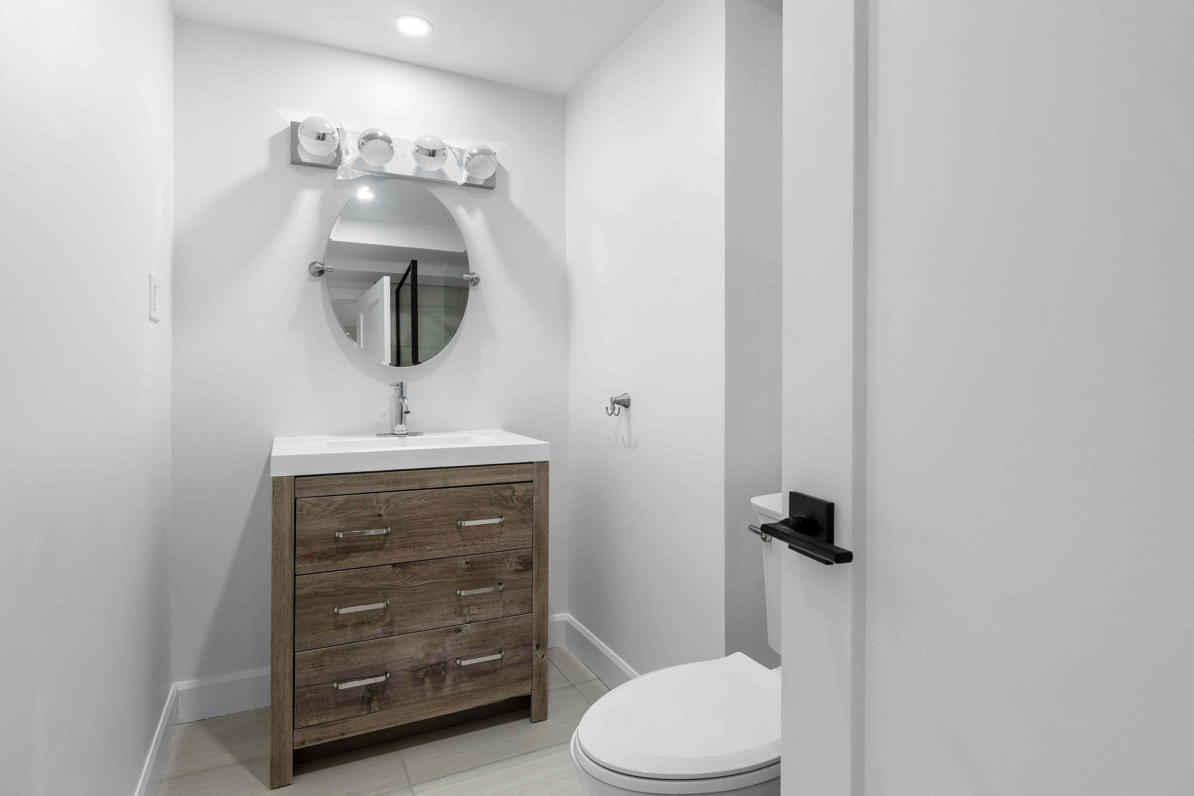 Powder room refresh Etobicoke
