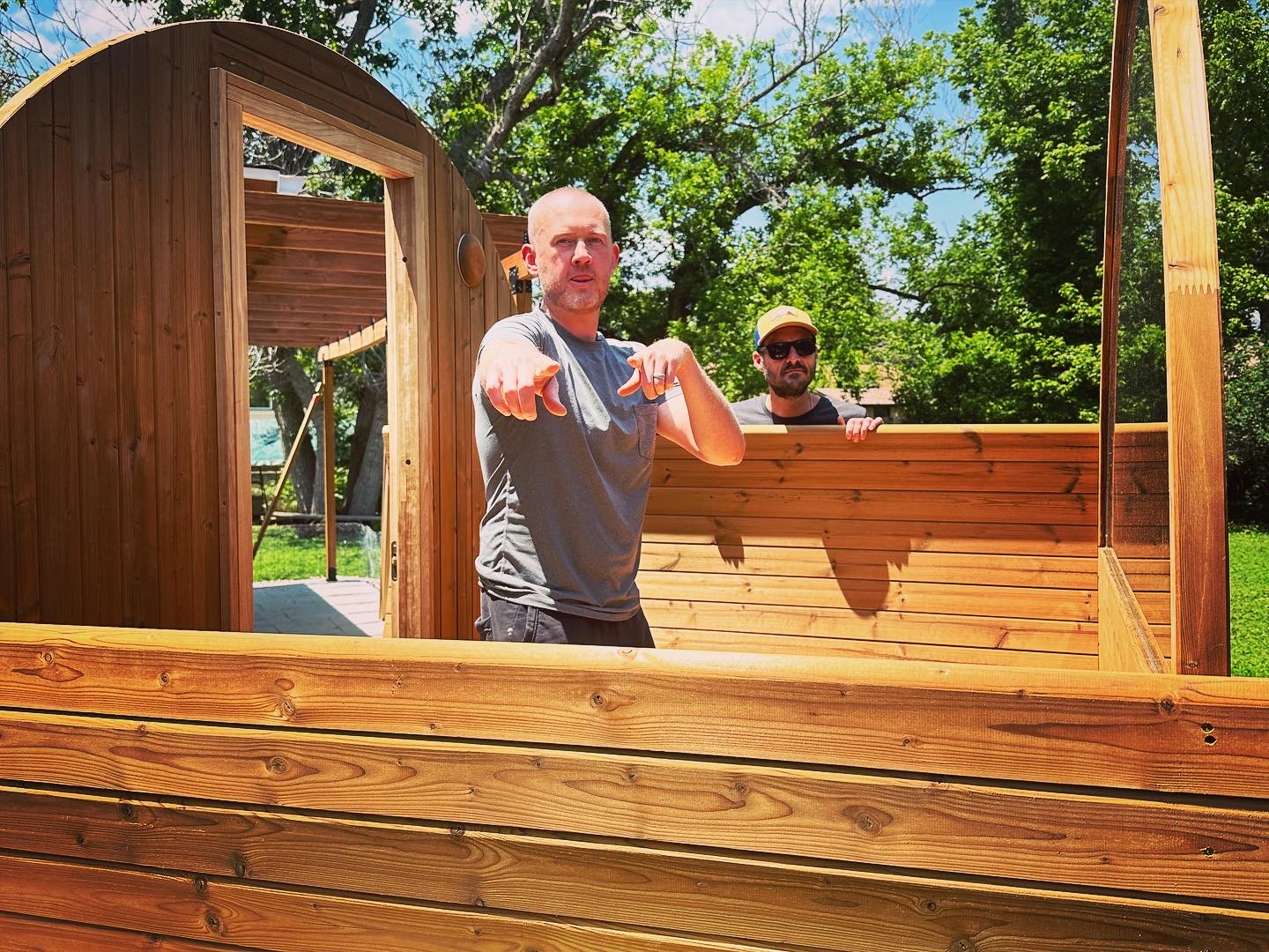 Crew on site, Longmont