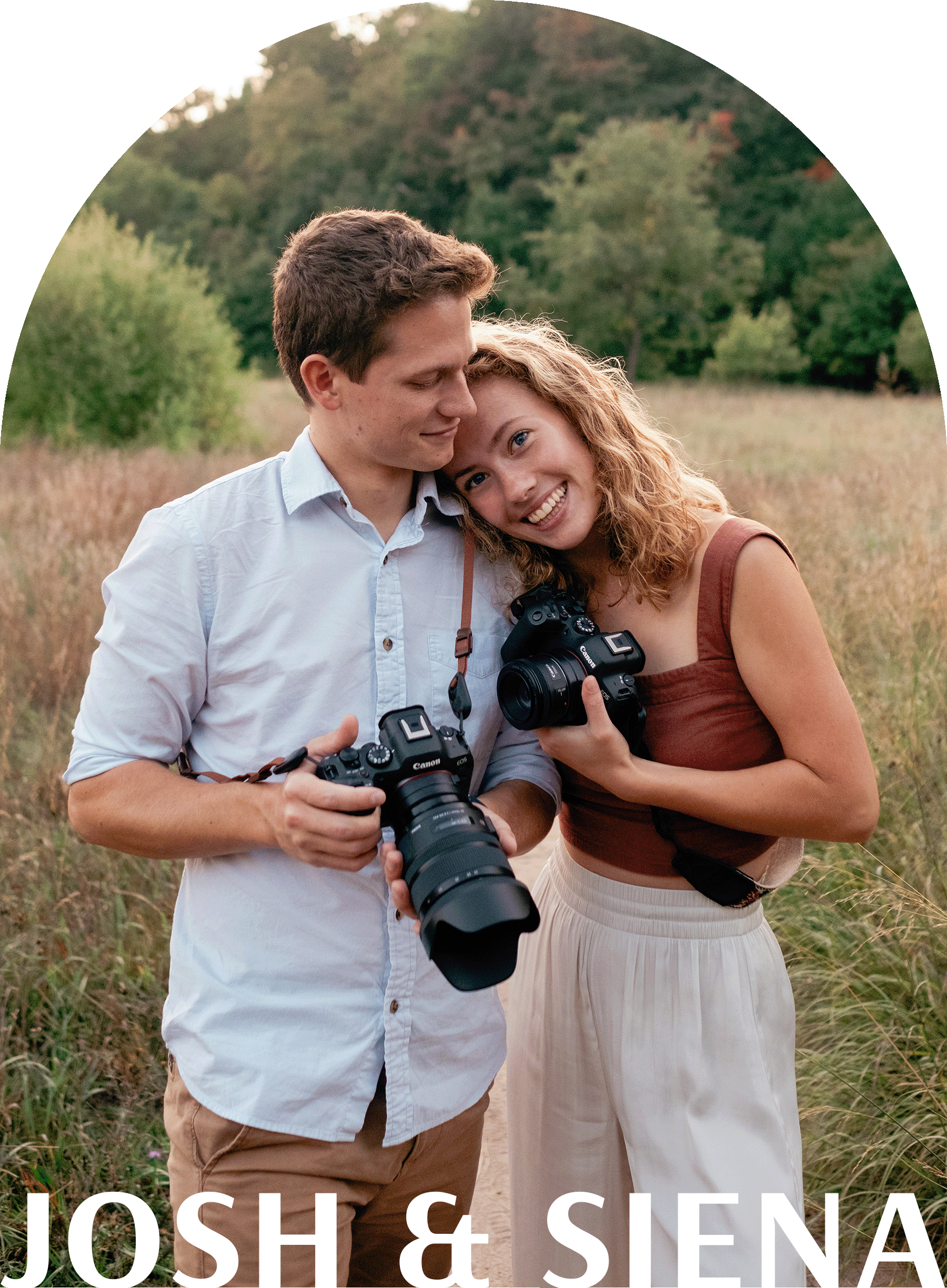 Josh and Siena are wedding and commercial photographers and videographers in Traverse City, Michigan.