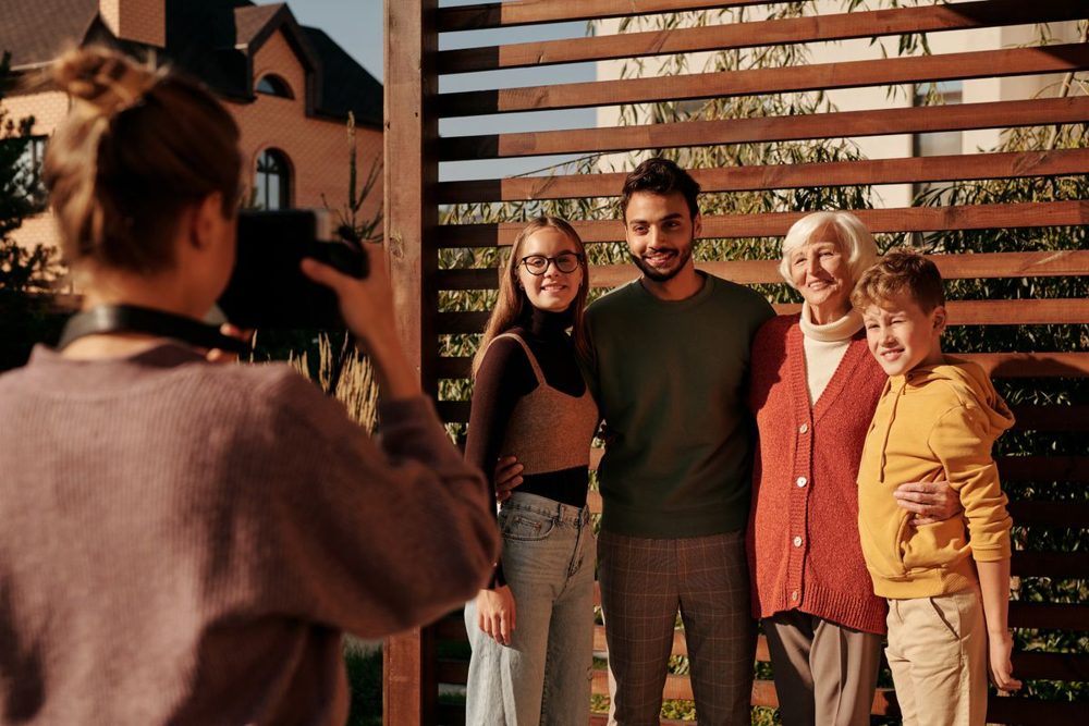 Family gardening together as an everyday way to stay active Family gardening together as an everyday way to stay active