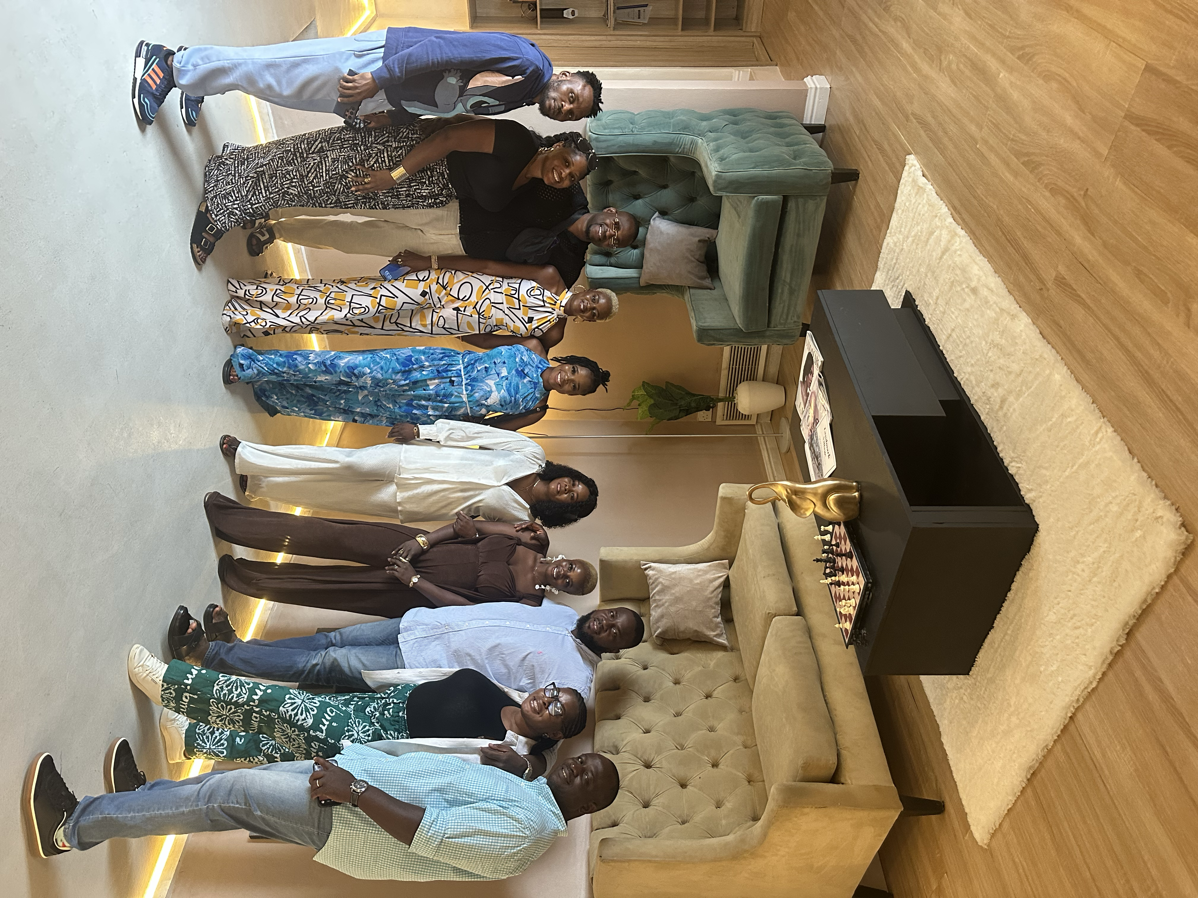 A Real Afro Unity group gathered together in Lagos