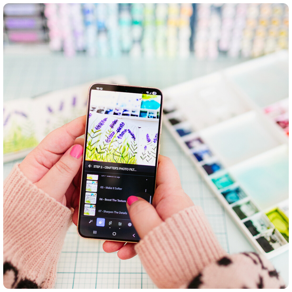 colorful car photo editing with crafters photo filters