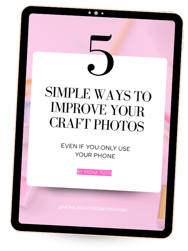 Improve Your Craft Photos Free E-Book