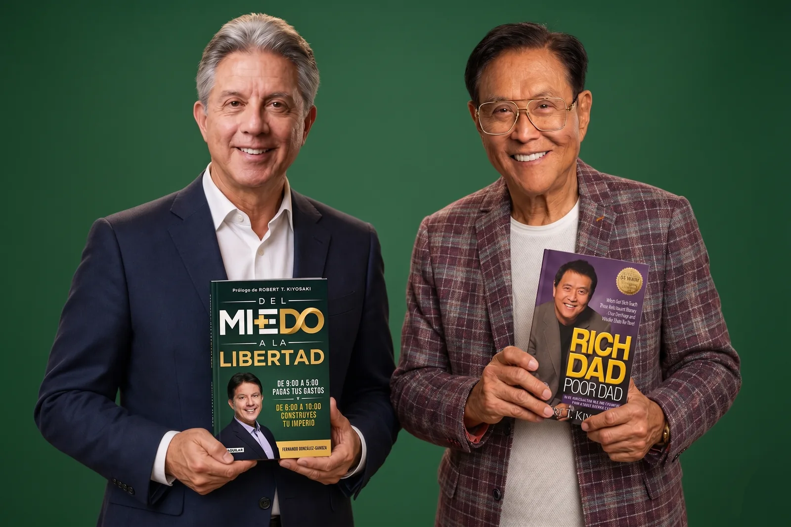 Fernando González-Ganoza y Robert Kiyosaki