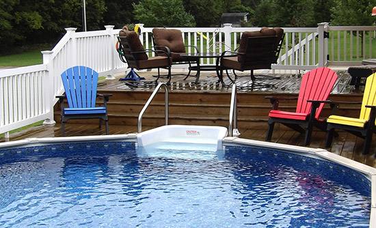 Above-Ground Pool backyard