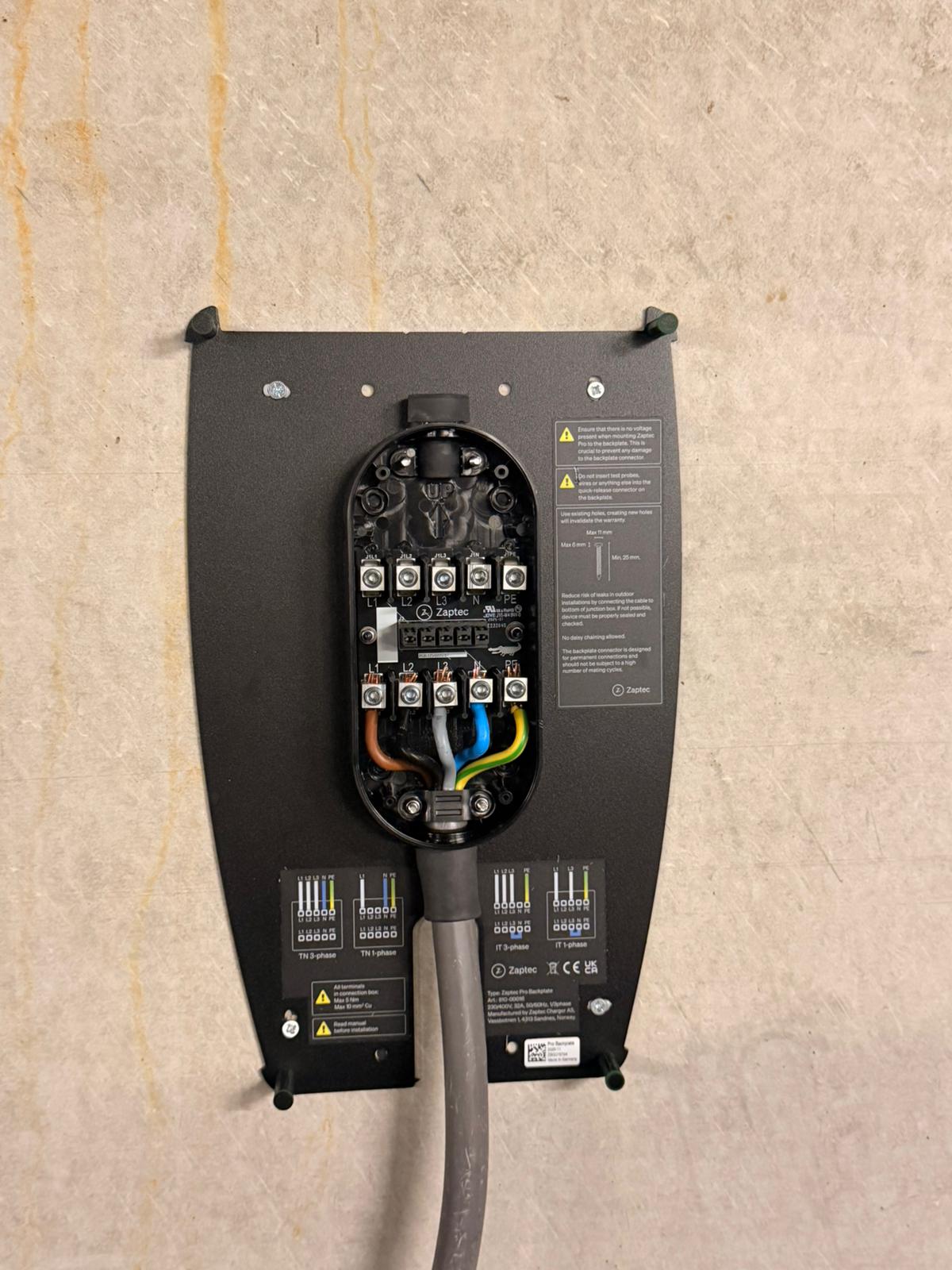 EV laadpaal installatie