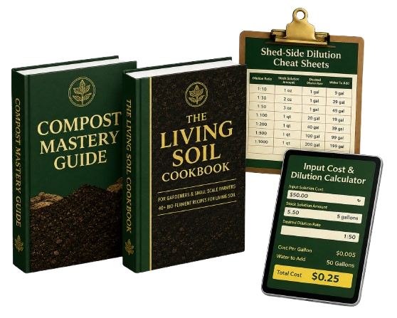 Living Soil Cookbook Bundle Stack
