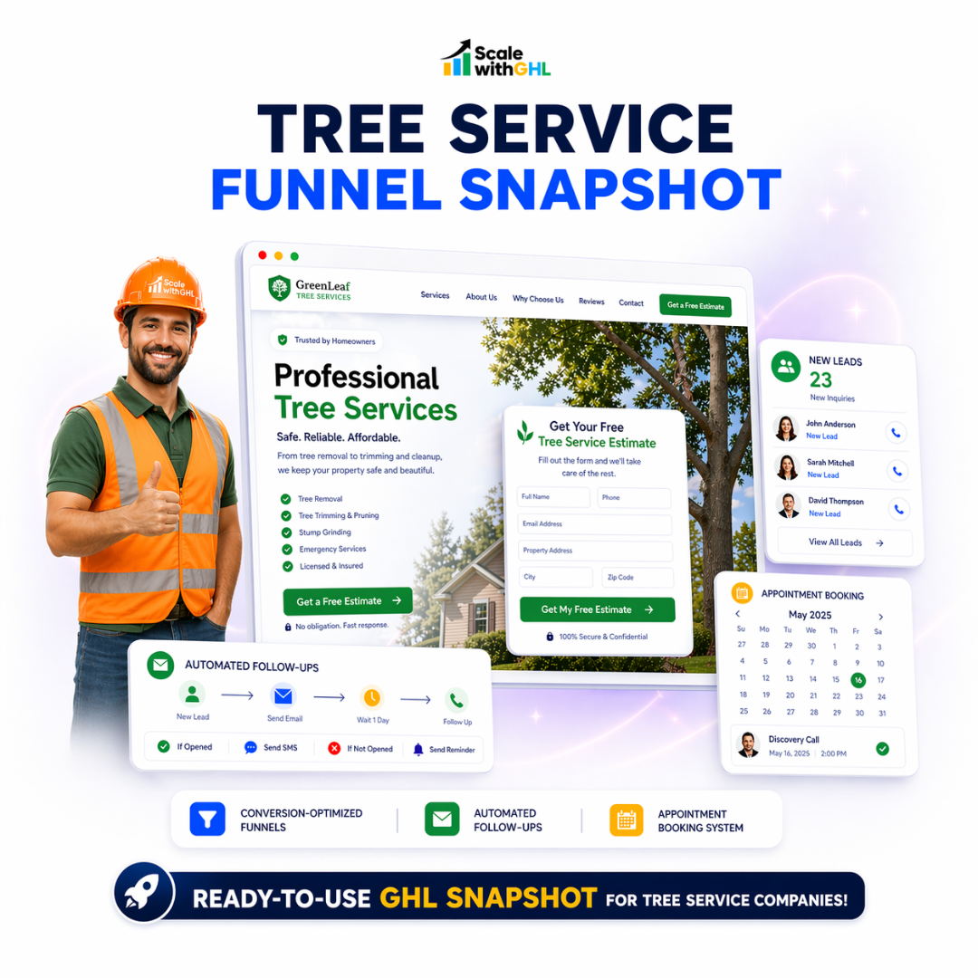 Tree Service Sales Funnel Template