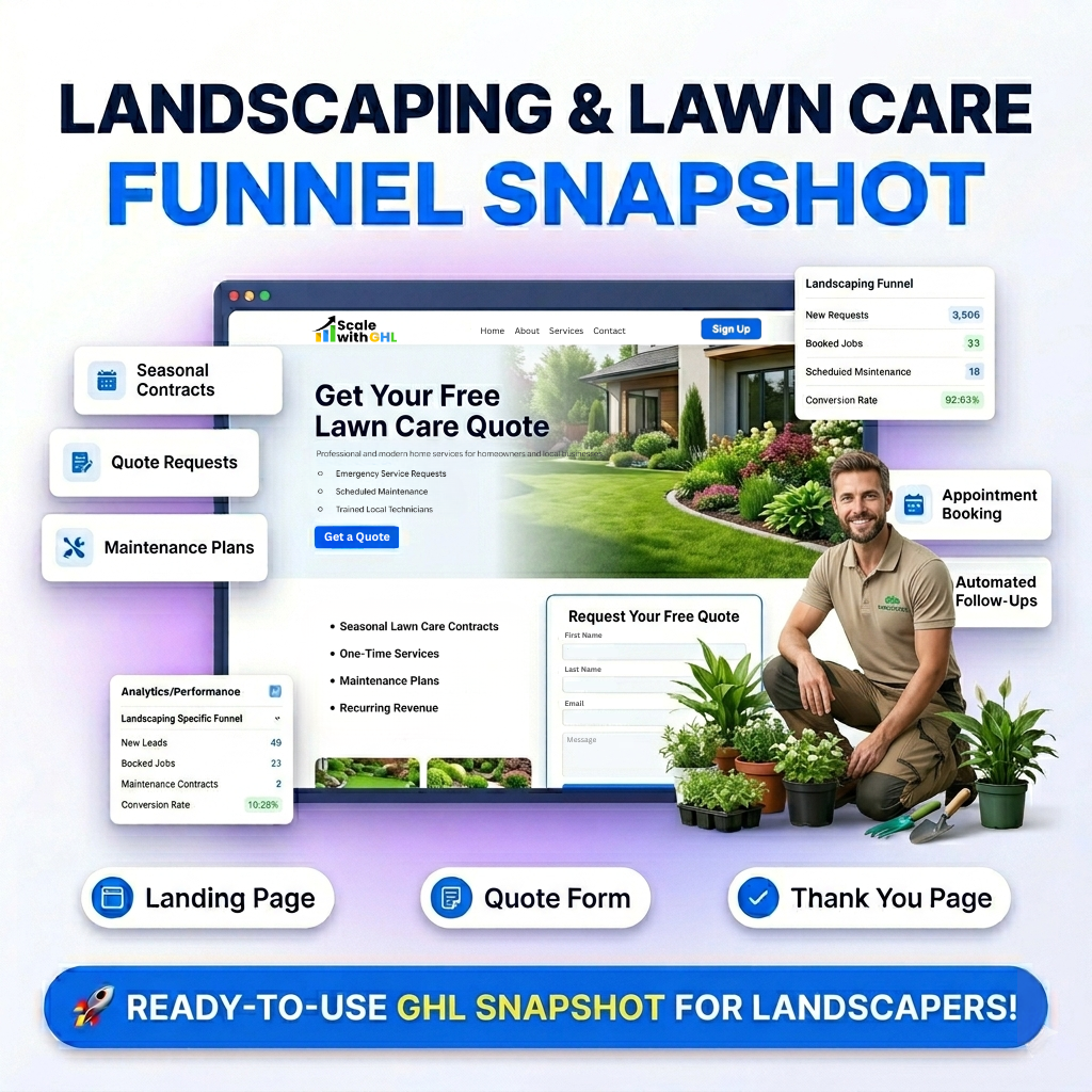 Landscaping Funnel Snapshot