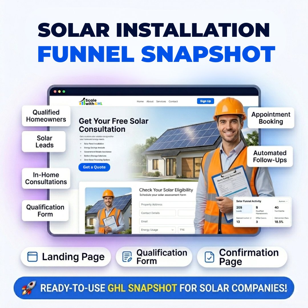 Solar Installation Funnel Snapshot