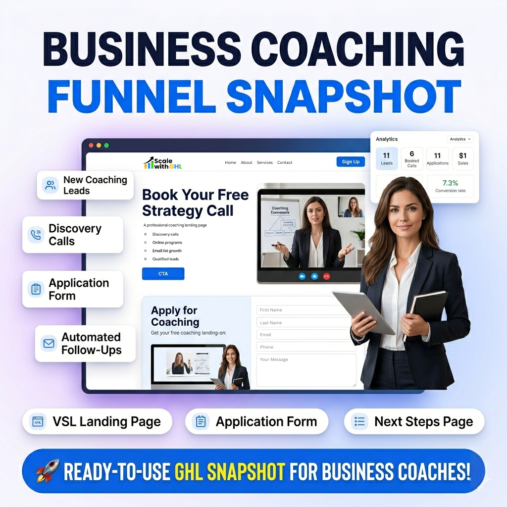 Business Coaching Funnel Snapshot