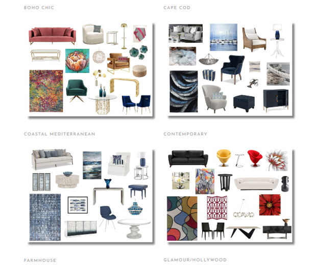 Curated Collections — hand-selected furniture and décor for STR properties