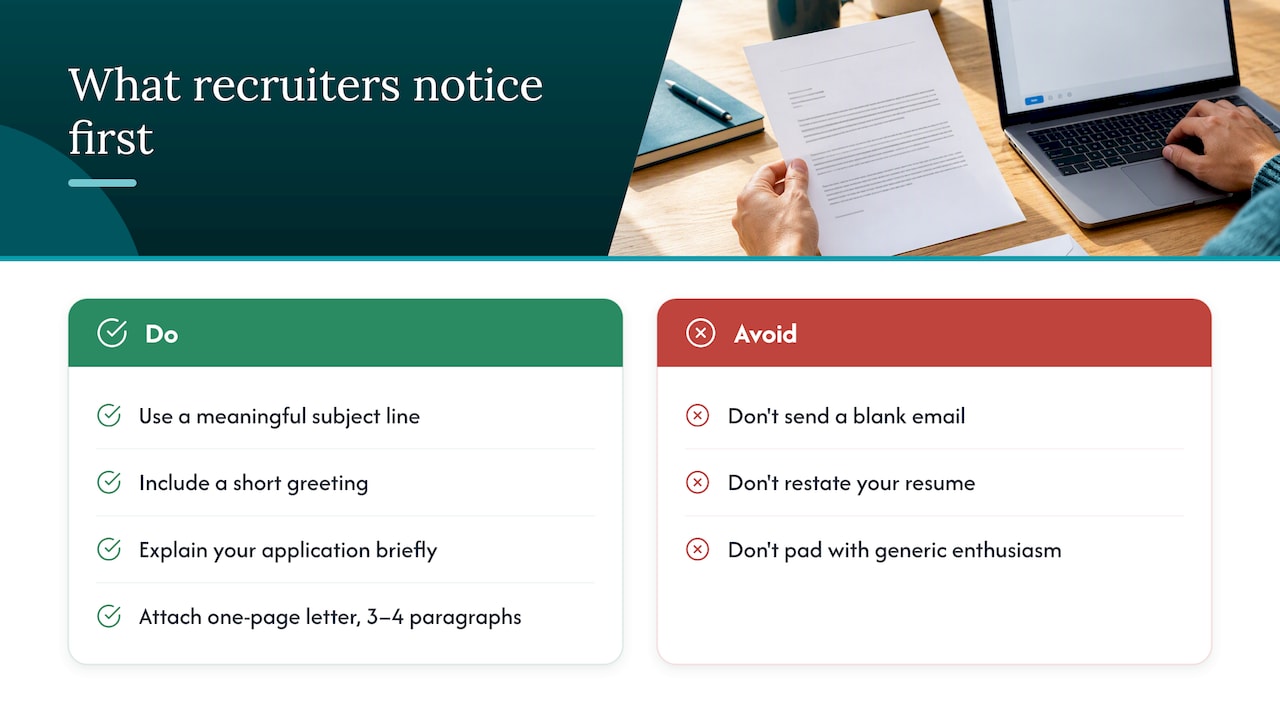 What recruiters actually notice first: overview diagram