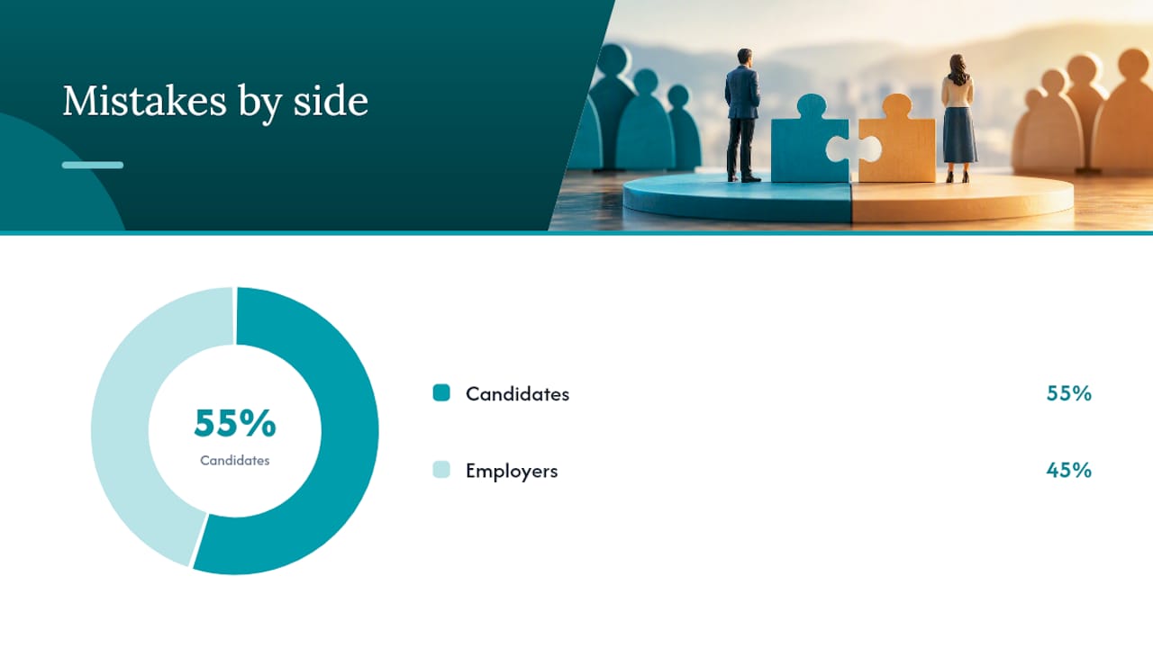 Common mistakes that make salary mismatches worse: overview diagram