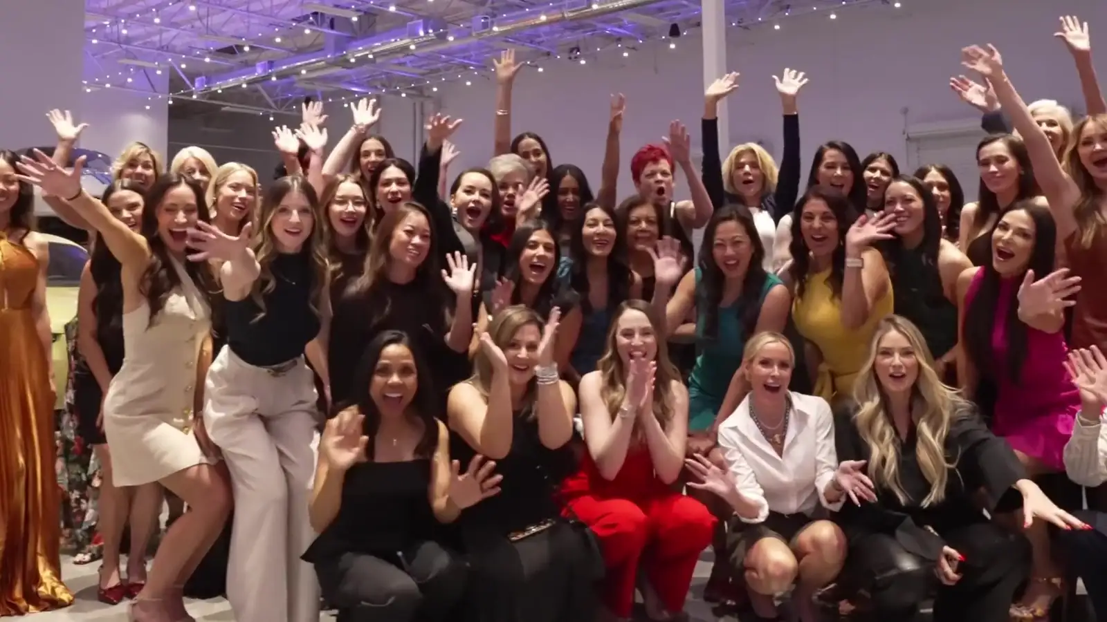 CWL members celebrating together at a Collective Women's Leadership event