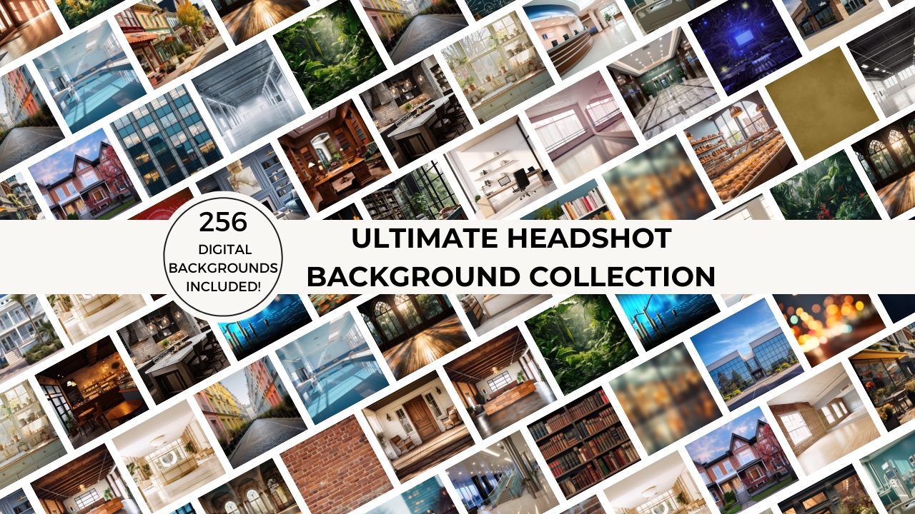 Professional Digital Headshot Backgrounds for Photographers