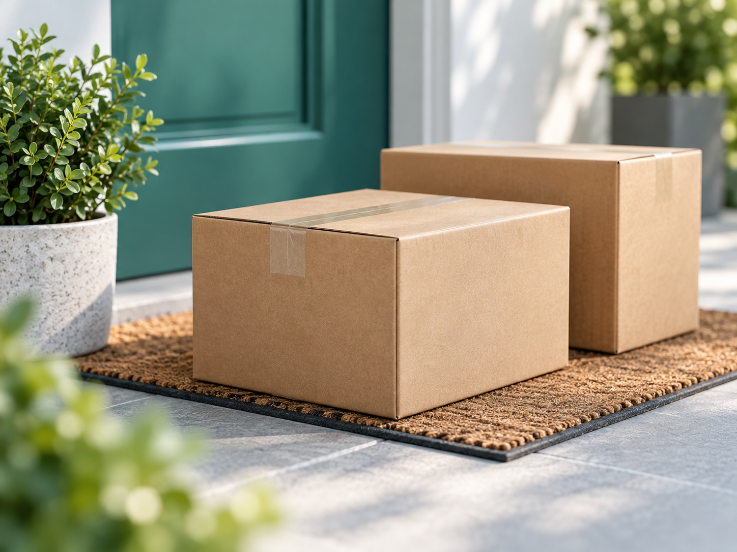 Plain, unmarked package ready for discreet shipping