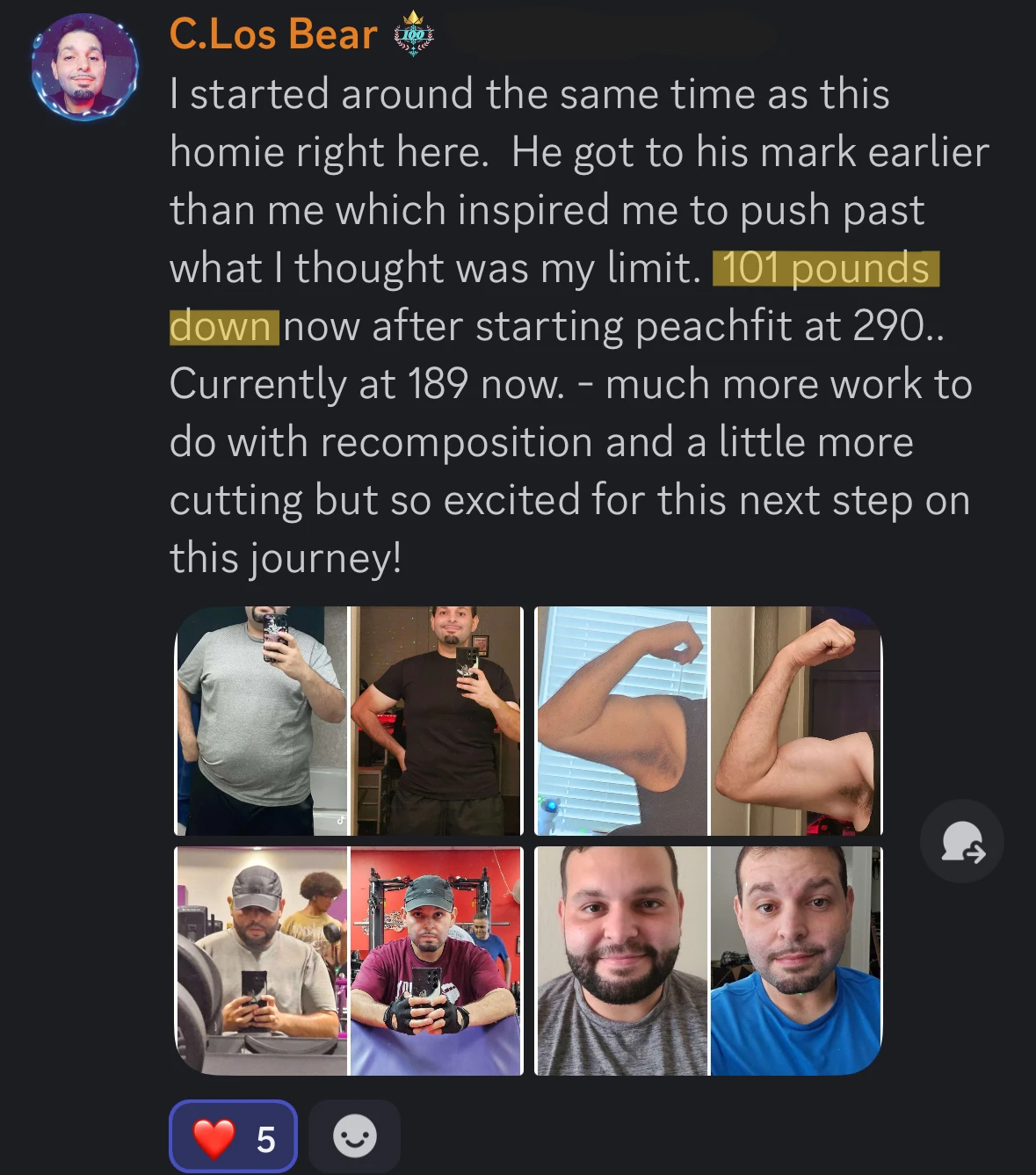 Customer testimonial