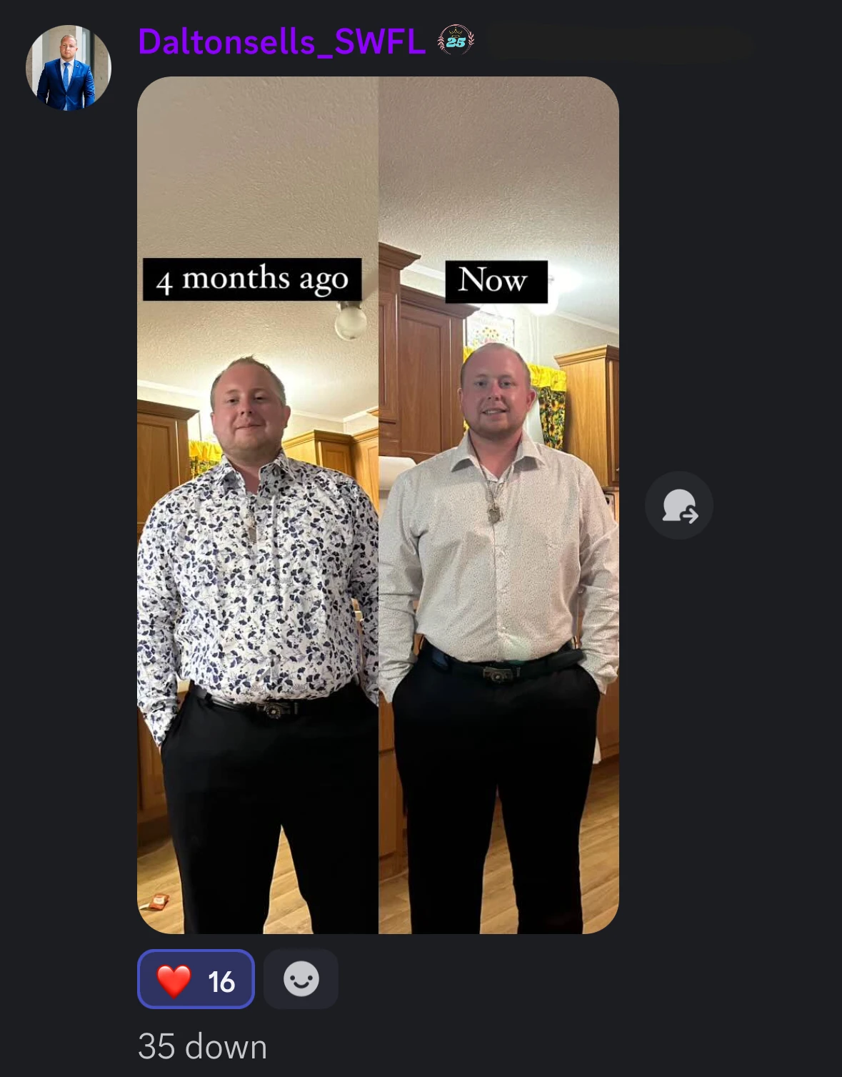 Customer testimonial