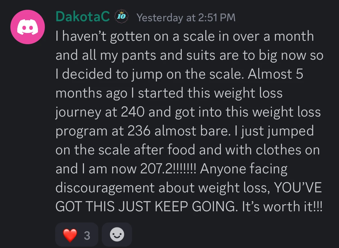 Customer testimonial