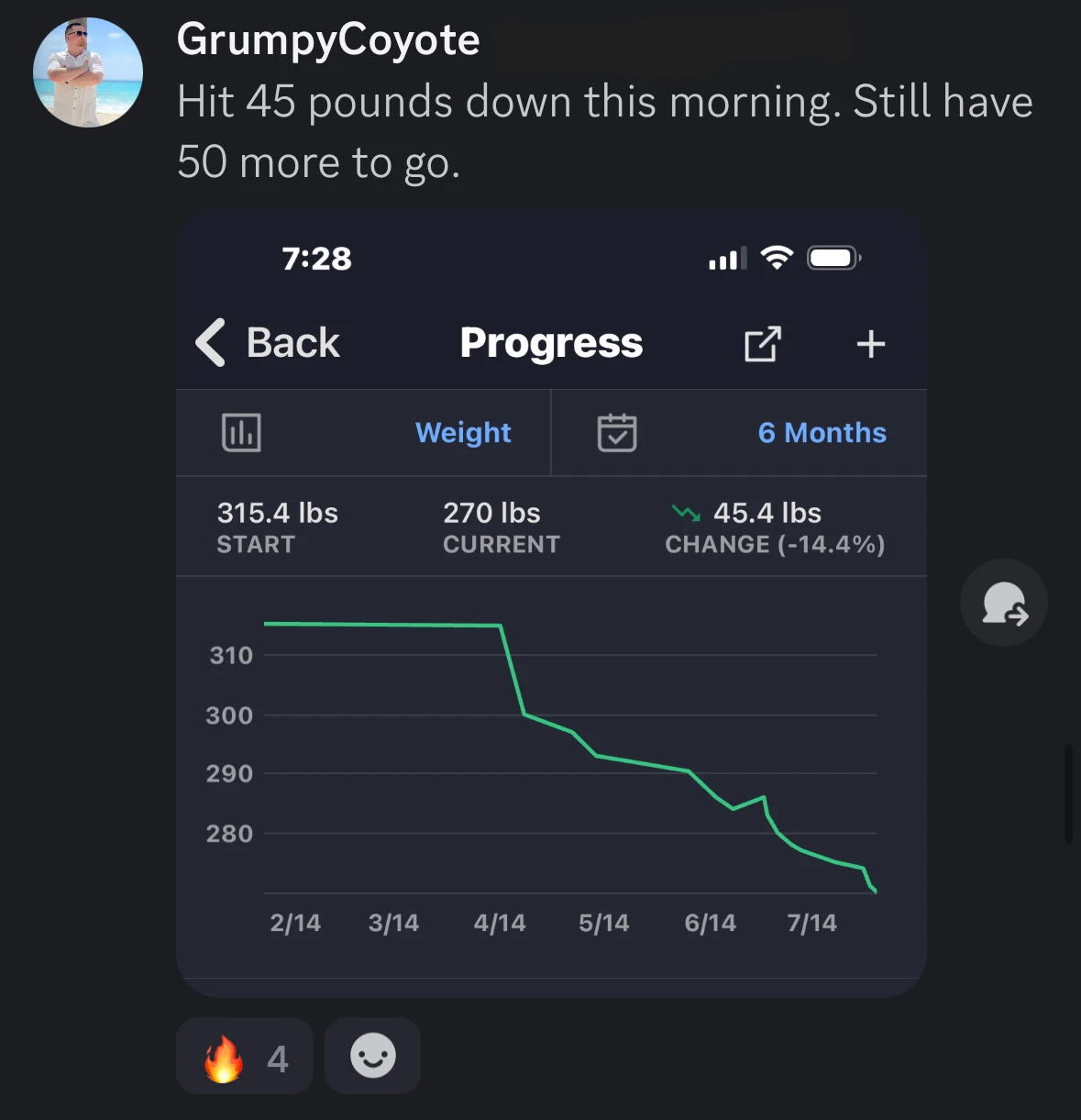 Customer testimonial