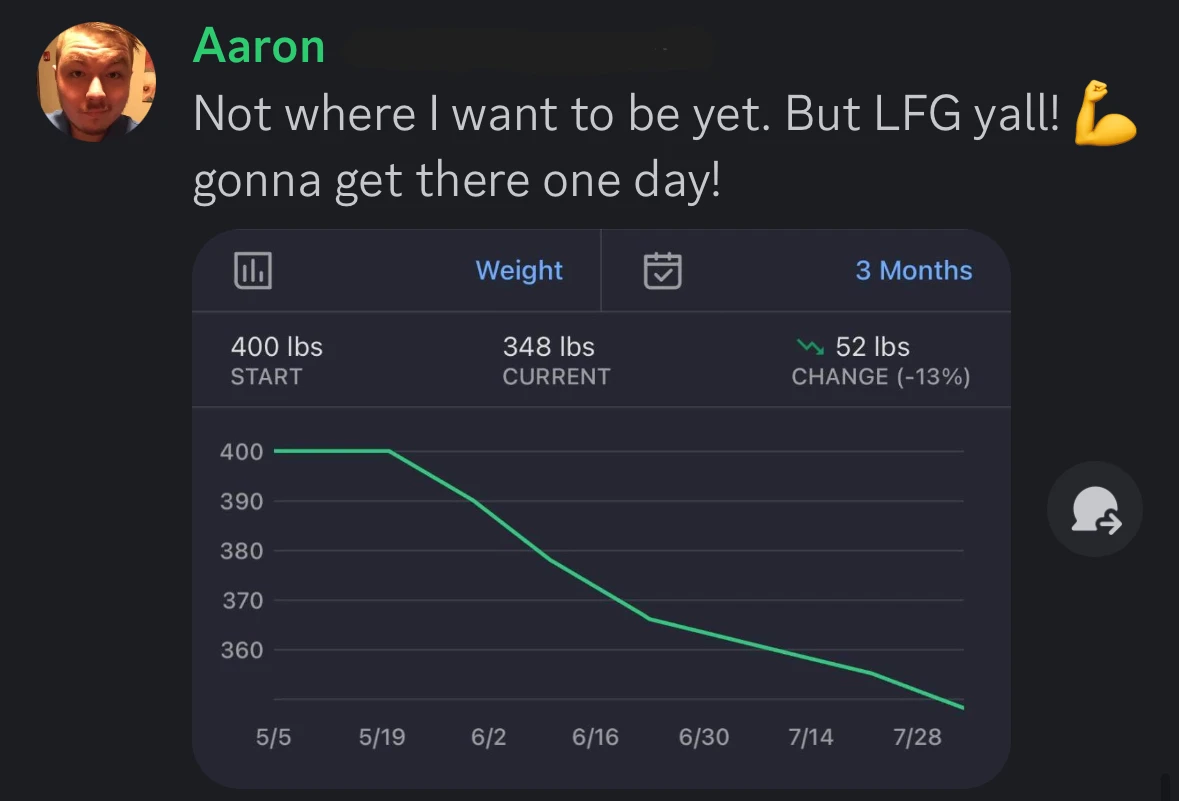 Customer testimonial