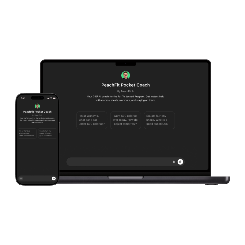 24/7 AI Pocket Coach on laptop and phone
