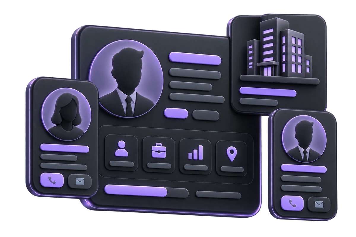 Perfiles profesionales y empresas conectados con formularios de oportunidades para negocios en {{custom_values.county_name_and_state}}