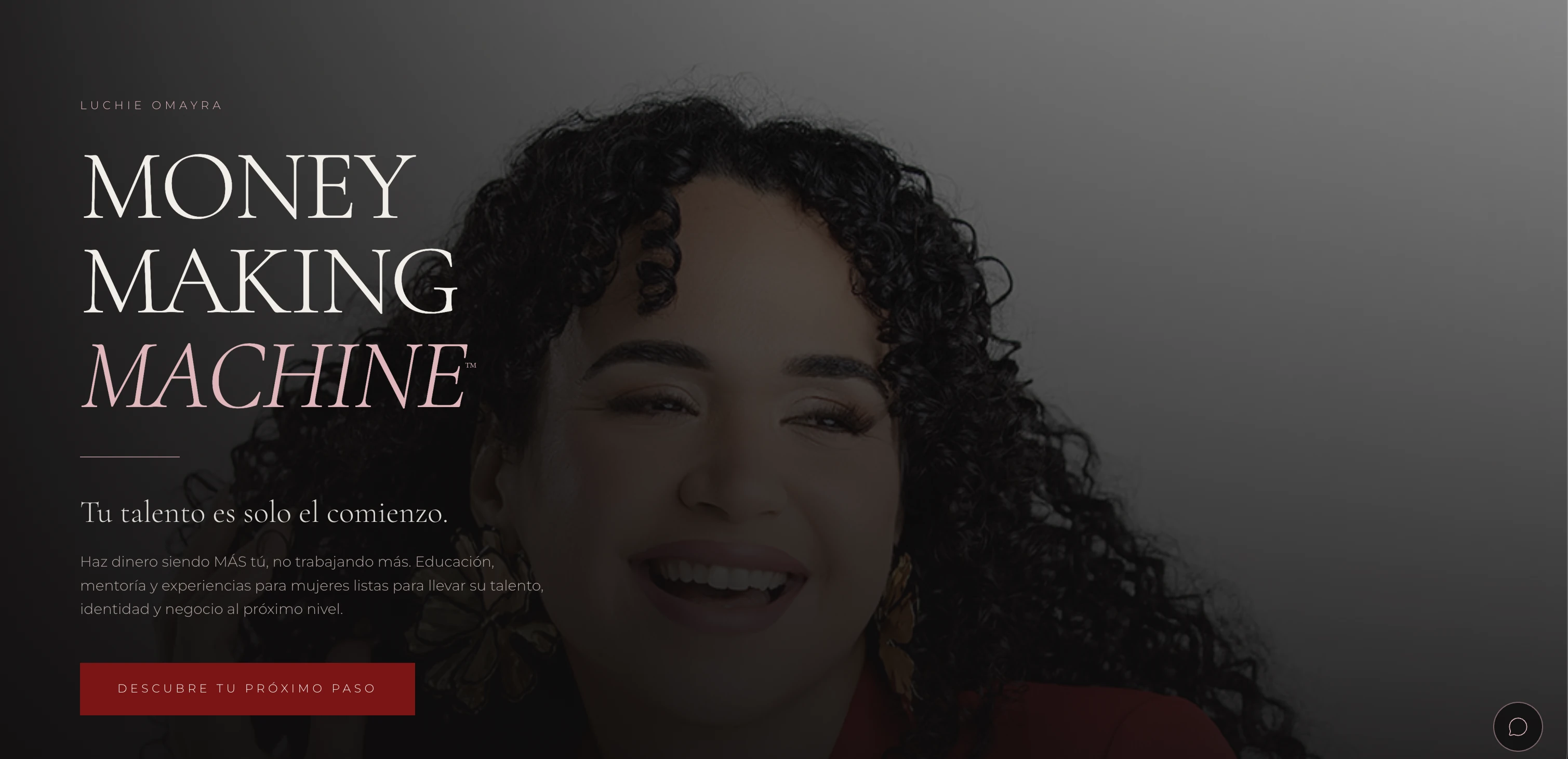 Website de Money Making Machine en desktop