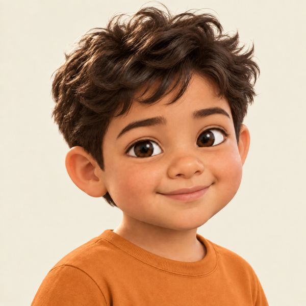 الشخصية 8 · شعر منفوش
