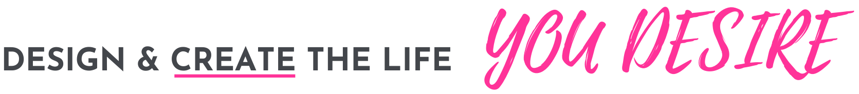 Course Logo - Design & Create The Life You Desire