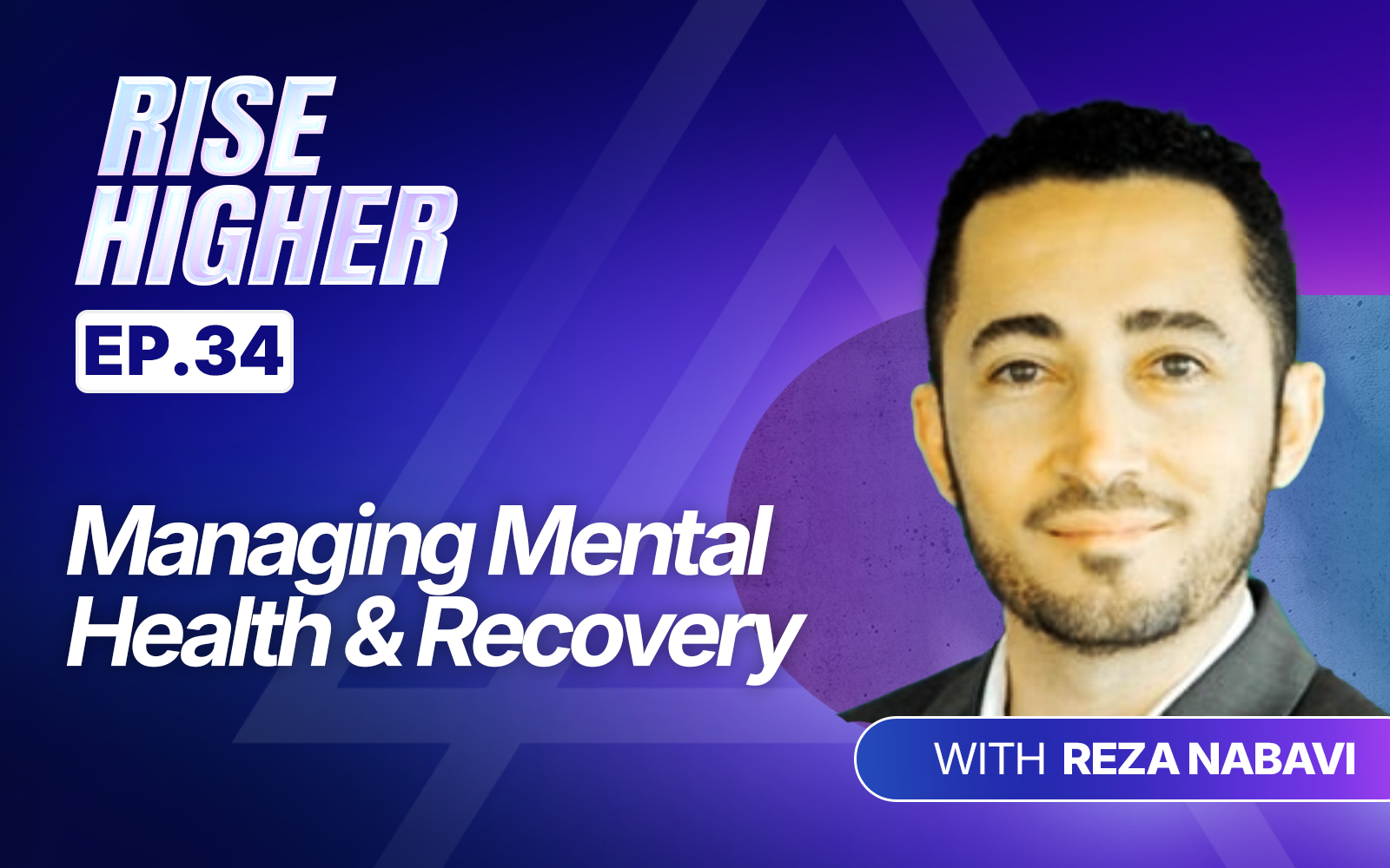 EP34: Managing Mental Health & Recovery with Reza Nabavi