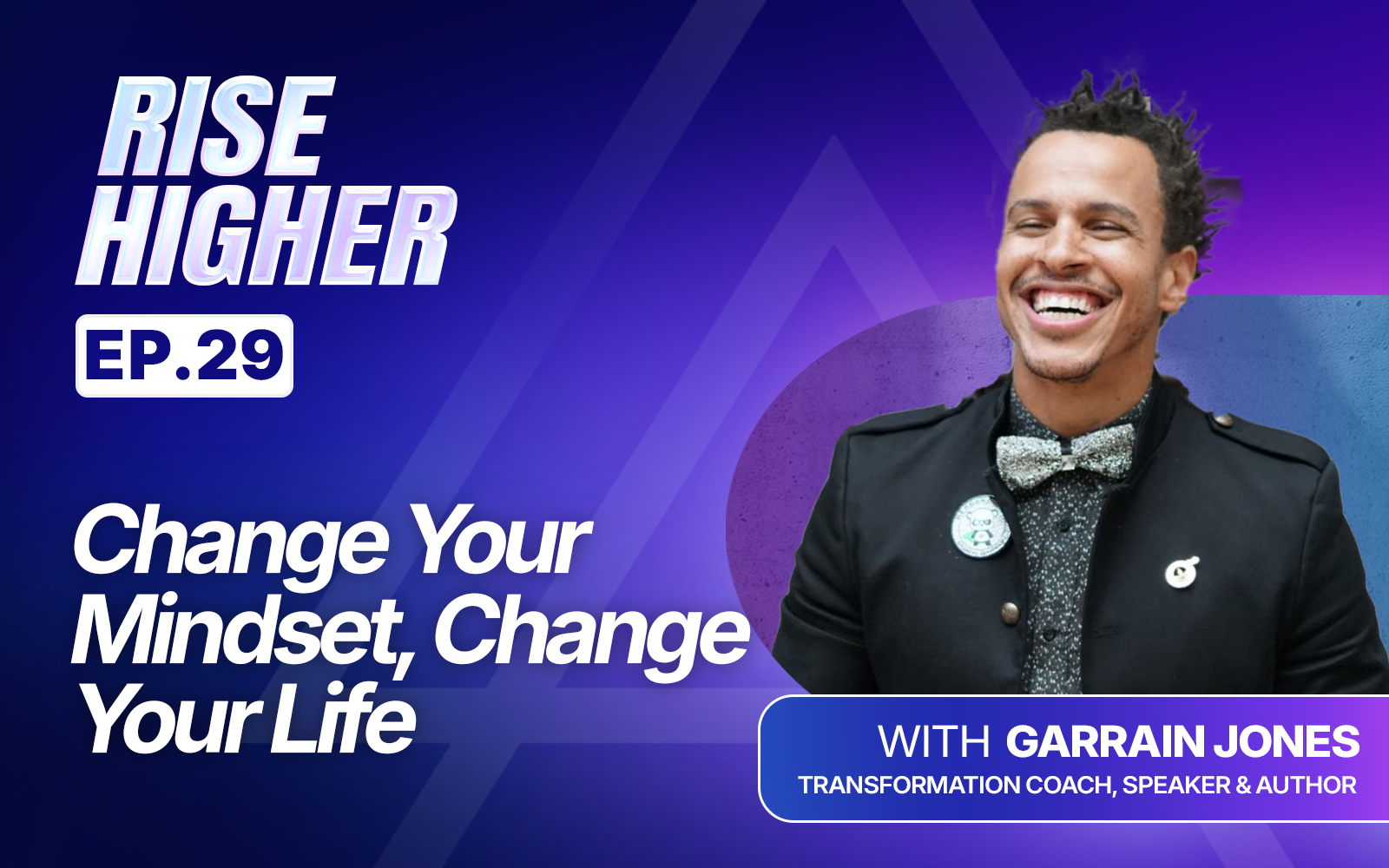 EP29: Change Your Mindset, Change Your Life with Garrain Jones