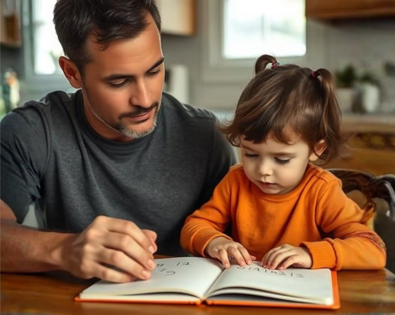 father and child