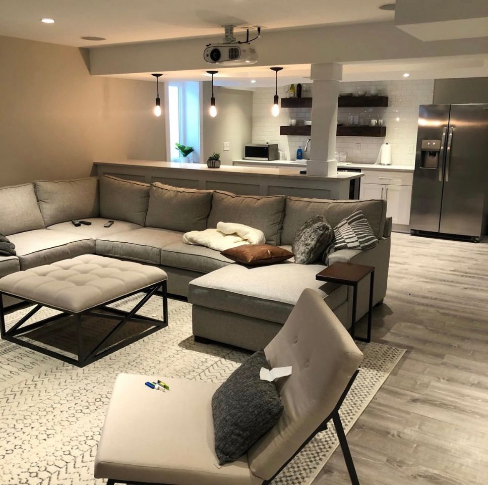 post-basement remodel