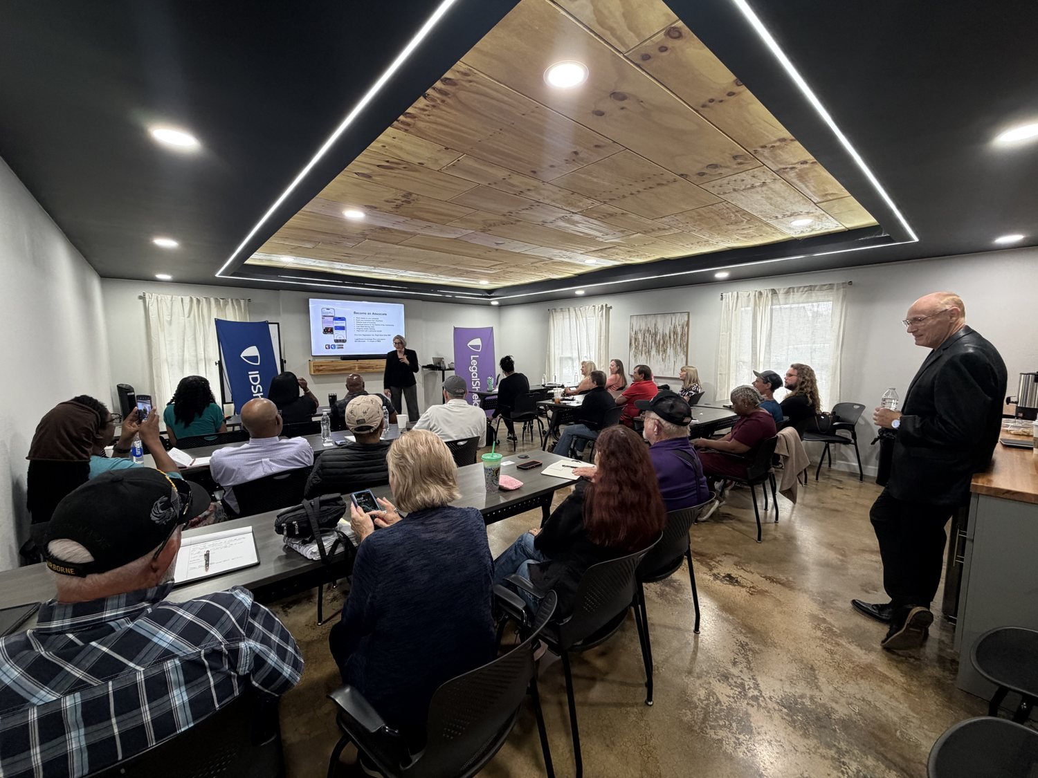 A full room at a DreamCore training