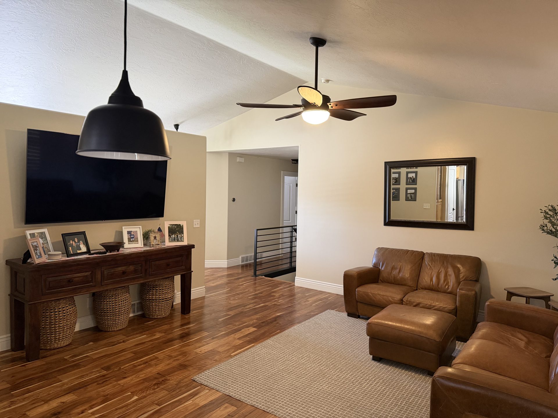 Great room and media wall