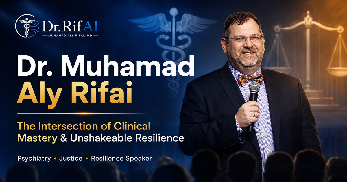 Dr Rifai Dr. Rifai | Psychiatry, Justice & Resilience Speaker