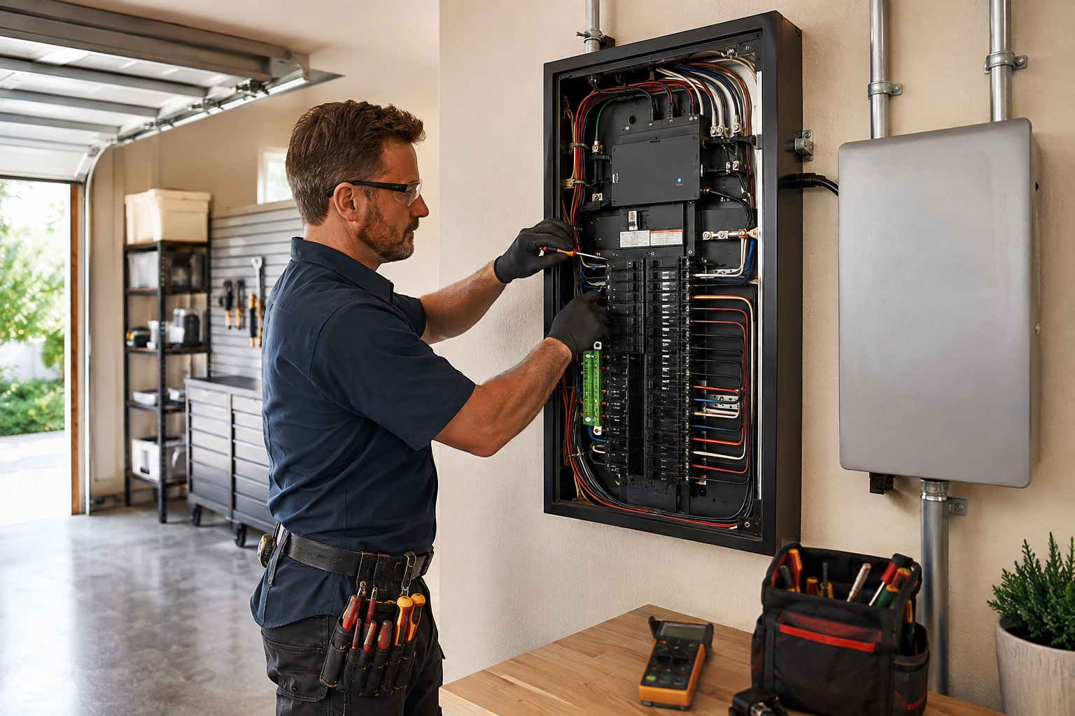 Smart electrical panel upgrade